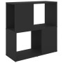 Black plywood bookshelf 60x24x63 cm by vidaXL, Bookcases and shelves - Ref: Foro24-809063, Price: 33,13 €, Discount: %