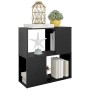 Black plywood bookshelf 60x24x63 cm by vidaXL, Bookcases and shelves - Ref: Foro24-809063, Price: 33,13 €, Discount: %