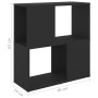 Black plywood bookshelf 60x24x63 cm by vidaXL, Bookcases and shelves - Ref: Foro24-809063, Price: 33,13 €, Discount: %