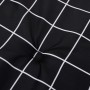 Garden chair cushions 4 pcs black plaid fabric 40x40x3cm by vidaXL, Cushions for chairs and sofas - Ref: Foro24-361015, Price...