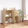 Sonoma oak plywood sideboard 91x29.5x75 cm by vidaXL, Sideboards - Ref: Foro24-823272, Price: 76,15 €, Discount: %