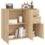 Sonoma oak plywood sideboard 91x29.5x75 cm by vidaXL, Sideboards - Ref: Foro24-823272, Price: 76,15 €, Discount: %