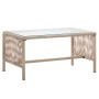 Set muebles de jardín 4 piezas y cojines ratán sintético beige de vidaXL, Conjuntos de jardín - Ref: Foro24-46436, Precio: 27...