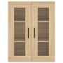 Armarios de pared 2 uds madera de ingeniería roble Sonoma de vidaXL, Aparadores - Ref: Foro24-3197964, Precio: 160,54 €, Desc...