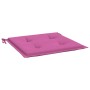 Gartenstuhlkissen 2 Stück rosa Stoff 40x40x3 cm von vidaXL, Kissen für Stühle und Sofas - Ref: Foro24-361026, Preis: 22,70 €,...