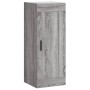 Aparador alto madera contrachapada gris Sonoma 34,5x34x180 cm de vidaXL, Aparadores - Ref: Foro24-3200215, Precio: 114,99 €, ...