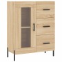 Aparador alto madera contrachapada color roble 69,5x34x180 cm de vidaXL, Aparadores - Ref: Foro24-3189520, Precio: 168,24 €, ...