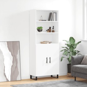 Tall white plywood sideboard 69.5x34x180 cm by vidaXL, Sideboards - Ref: Foro24-3189277, Price: 151,26 €, Discount: %