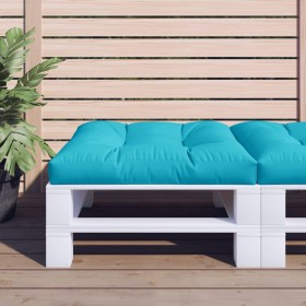 Cushion for pallets turquoise fabric 80x80x12 cm by vidaXL, Cushions for chairs and sofas - Ref: Foro24-360512, Price: 42,99 ...