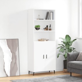 Tall white plywood sideboard 69.5x34x180 cm by vidaXL, Sideboards - Ref: Foro24-3189269, Price: 155,33 €, Discount: %