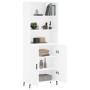 Aparador alto madera contrachapada blanco 69,5x34x180 cm de vidaXL, Aparadores - Ref: Foro24-3189269, Precio: 156,78 €, Descu...