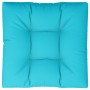 Cushion for pallets turquoise fabric 80x80x12 cm by vidaXL, Cushions for chairs and sofas - Ref: Foro24-360512, Price: 42,79 ...