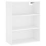 Aparador alto madera contrachapada blanco 69,5x34x180 cm de vidaXL, Aparadores - Ref: Foro24-3189269, Precio: 156,78 €, Descu...