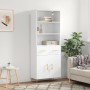 Tall white plywood sideboard 69.5x34x180 cm by vidaXL, Sideboards - Ref: Foro24-3200505, Price: 155,27 €, Discount: %