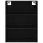 Aparador alto madera contrachapada negro 69,5x34x180 cm de vidaXL, Aparadores - Ref: Foro24-3189310, Precio: 147,29 €, Descue...