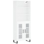 Tall white plywood sideboard 69.5x34x180 cm by vidaXL, Sideboards - Ref: Foro24-3189341, Price: 149,99 €, Discount: %