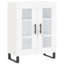 Tall white plywood sideboard 69.5x34x180 cm by vidaXL, Sideboards - Ref: Foro24-3189341, Price: 149,99 €, Discount: %