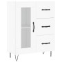 Tall white plywood sideboard 69.5x34x180 cm by vidaXL, Sideboards - Ref: Foro24-3189501, Price: 148,55 €, Discount: %