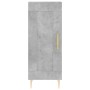 Aparador de madera contrachapada gris hormigón 34,5x34x180 cm de vidaXL, Aparadores - Ref: Foro24-3200445, Precio: 94,86 €, D...