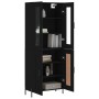 Aparador alto madera contrachapada negro 69,5x34x180 cm de vidaXL, Aparadores - Ref: Foro24-3198346, Precio: 168,99 €, Descue...