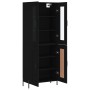 Aparador alto madera contrachapada negro 69,5x34x180 cm de vidaXL, Aparadores - Ref: Foro24-3198346, Precio: 168,99 €, Descue...