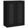 Aparador alto madera contrachapada negro 69,5x34x180 cm de vidaXL, Aparadores - Ref: Foro24-3198346, Precio: 168,99 €, Descue...