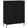 Aparador alto madera contrachapada negro 69,5x34x180 cm de vidaXL, Aparadores - Ref: Foro24-3198346, Precio: 168,99 €, Descue...