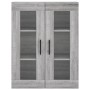 Armarios de pared 2 uds madera de ingeniería gris Sonoma de vidaXL, Aparadores - Ref: Foro24-3197967, Precio: 164,67 €, Descu...