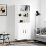 Tall white plywood sideboard 69.5x34x180 cm by vidaXL, Sideboards - Ref: Foro24-3189245, Price: 134,13 €, Discount: %