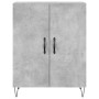 Concrete gray plywood tall sideboard 69.5x34x180 cm by vidaXL, Sideboards - Ref: Foro24-3189249, Price: 127,53 €, Discount: %