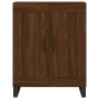 Aparador alto madera contrachapada marrón roble 69,5x34x180 cm de vidaXL, Aparadores - Ref: Foro24-3198368, Precio: 164,08 €,...