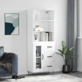 High glossy white plywood sideboard 69.5x34x180 cm by vidaXL, Sideboards - Ref: Foro24-3189503, Price: 147,99 €, Discount: %