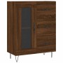 Tall oak brown plywood sideboard 69.5x34x180 cm by vidaXL, Sideboards - Ref: Foro24-3189508, Price: 152,00 €, Discount: %