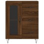 Tall oak brown plywood sideboard 69.5x34x180 cm by vidaXL, Sideboards - Ref: Foro24-3189508, Price: 152,00 €, Discount: %