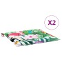 Cushions for garden chair 2 pcs multicolored fabric 40x40x3 cm by vidaXL, Cushions for chairs and sofas - Ref: Foro24-361017,...