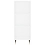 Aparador alto madera contrachapada blanco 34,5x34x180 cm de vidaXL, Aparadores - Ref: Foro24-3199345, Precio: 87,59 €, Descue...