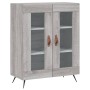 High sideboard sonoma gray plywood 69.5x34x180 cm by vidaXL, Sideboards - Ref: Foro24-3199599, Price: 148,81 €, Discount: %