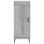 Tall Sonoma gray plywood sideboard 34.5x34x180 cm by vidaXL, Sideboards - Ref: Foro24-3200471, Price: 102,99 €, Discount: %