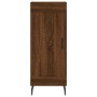 Aparador alto madera contrachapada roble marrón 34,5x34x180 cm de vidaXL, Aparadores - Ref: Foro24-3200472, Precio: 107,80 €,...