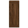 Aparador alto madera contrachapada roble marrón 34,5x34x180 cm de vidaXL, Aparadores - Ref: Foro24-3200472, Precio: 107,80 €,...