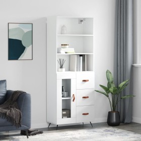 Tall white plywood sideboard 69.5x34x180 cm by vidaXL, Sideboards - Ref: Foro24-3189477, Price: 156,21 €, Discount: %