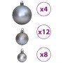 Christmas balls 100 units gray 3 / 4 / 6 cm by vidaXL, Festive decorations - Ref: Foro24-356100, Price: 24,21 €, Discount: %