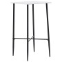 High table and stools set 3 pieces black plastic by vidaXL, Furniture sets for kitchens and dining rooms - Ref: Foro24-305130...