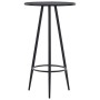 High table and stools set 3 pieces black plastic by vidaXL, Furniture sets for kitchens and dining rooms - Ref: Foro24-279714...