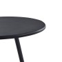 High table and stools set 3 pieces black plastic by vidaXL, Furniture sets for kitchens and dining rooms - Ref: Foro24-279714...