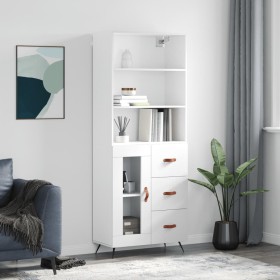 High glossy white plywood sideboard 69.5x34x180 cm by vidaXL, Sideboards - Ref: Foro24-3189479, Price: 147,99 €, Discount: %