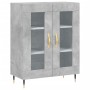 Concrete gray plywood tall sideboard 69.5x34x180 cm by vidaXL, Sideboards - Ref: Foro24-3189297, Price: 138,99 €, Discount: %