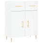 High glossy white plywood sideboard 69.5x34x180 cm by vidaXL, Sideboards - Ref: Foro24-3200507, Price: 135,64 €, Discount: %