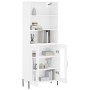 High glossy white plywood sideboard 69.5x34x180 cm by vidaXL, Sideboards - Ref: Foro24-3189327, Price: 142,01 €, Discount: %