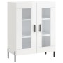 High glossy white plywood sideboard 69.5x34x180 cm by vidaXL, Sideboards - Ref: Foro24-3189327, Price: 142,01 €, Discount: %